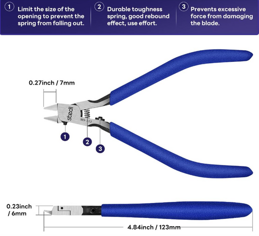 Double-edged modeling nipper