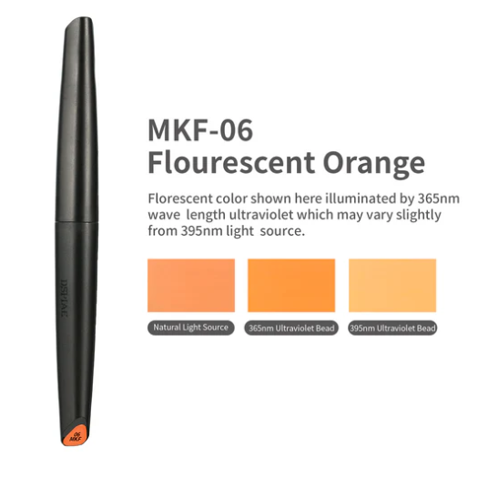Dspiae Soft Tipped Markers - Fluorescent Orange (MKF-06)