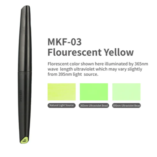 Dspiae Soft Tipped Markers - Fluorescent Yellow (MKF-03)