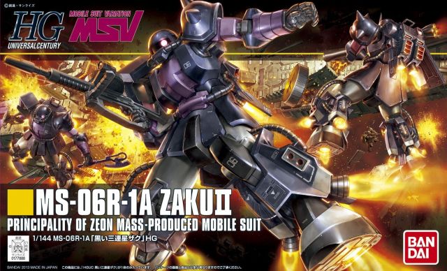 1/144 HGUC ZAKUⅠ BLACK TRI STARS