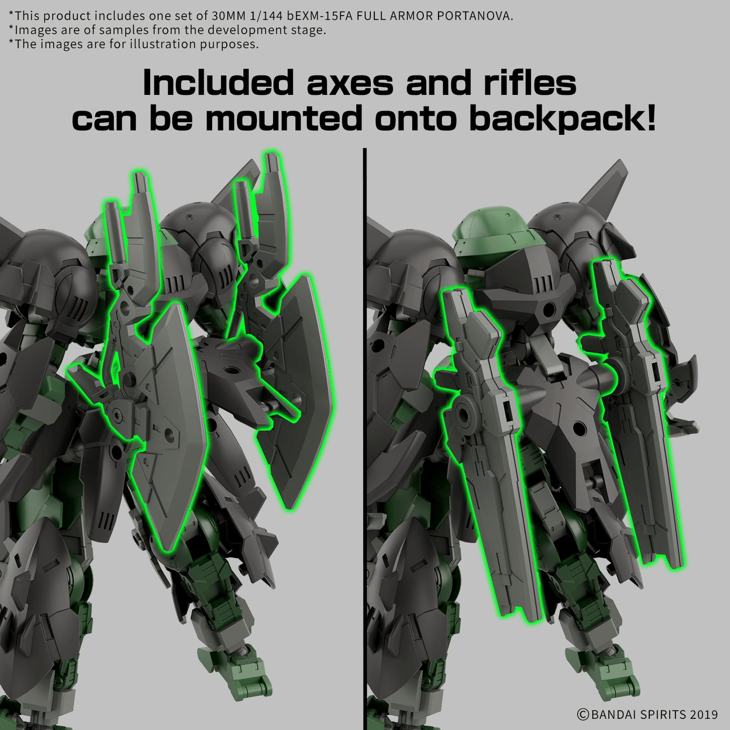 30MM 1/144 bEXM-15FA FULL ARMOR PORTANOVA