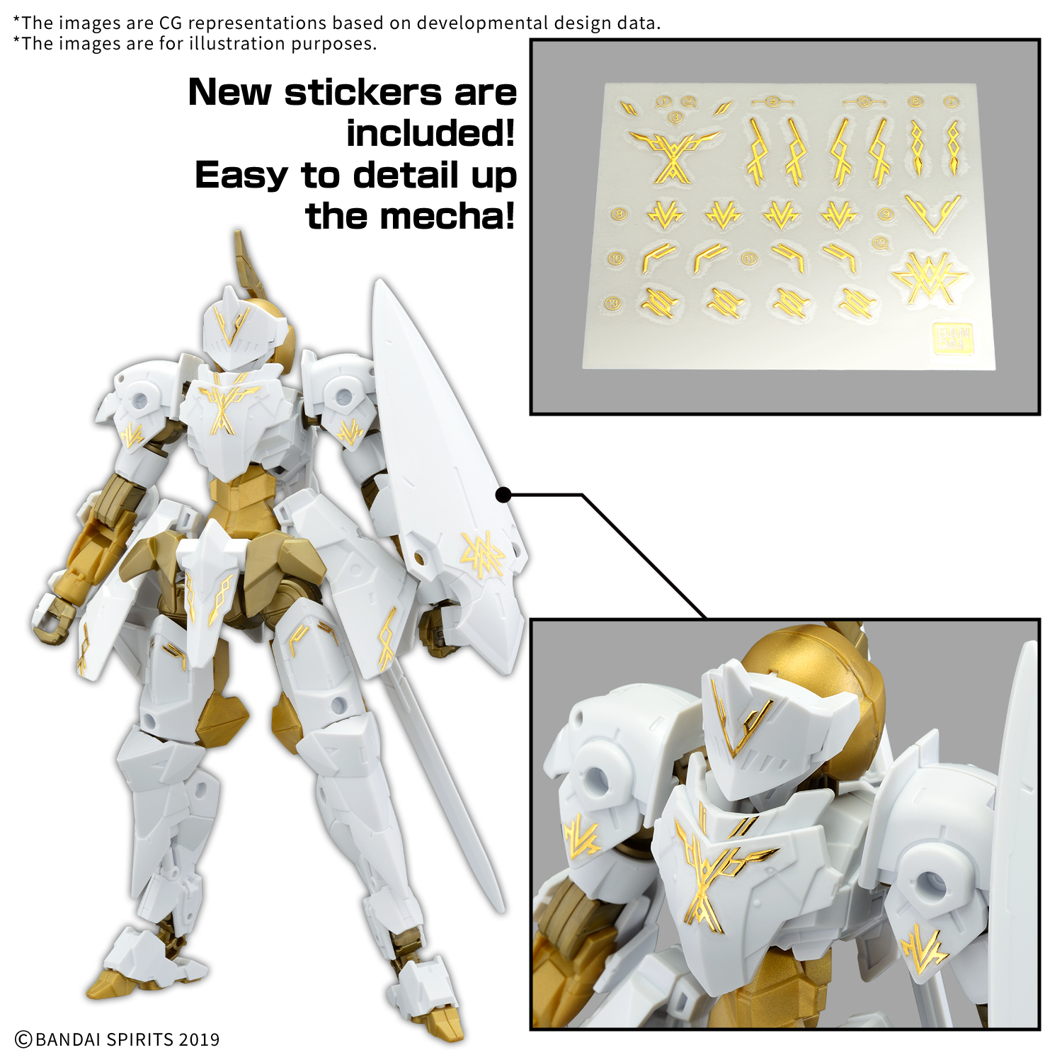 30MM 1/144 EXM-A9rk SPINATIO (ROYAL KNIGHT TYPE)