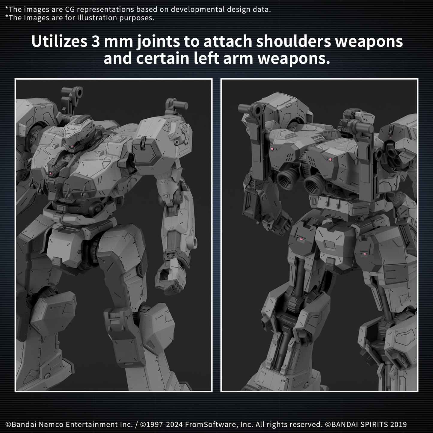 30MM ARMORED CORE Ⅵ FIRES OF RUBICON BALAM INDUSTRIES BD-011 MELANDER