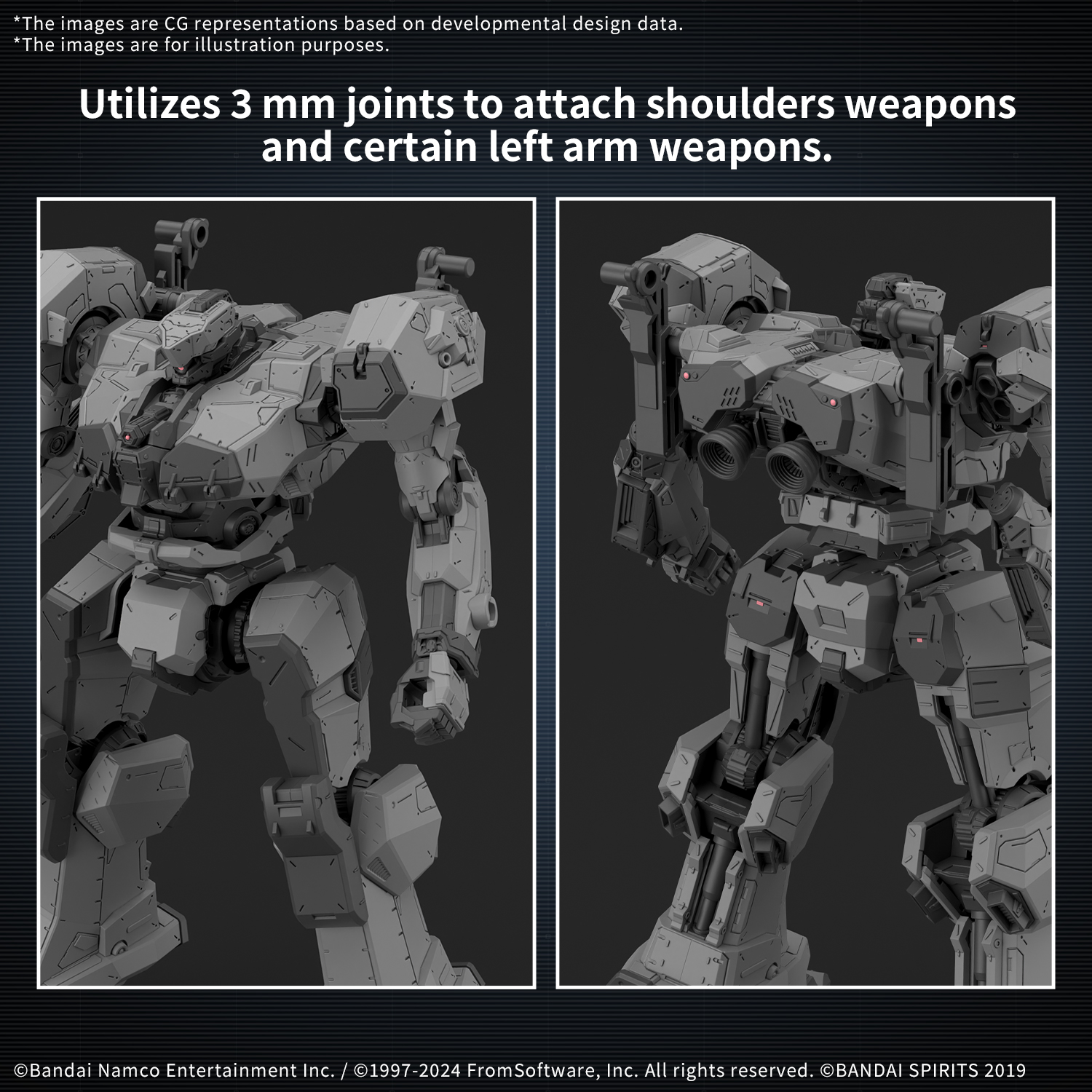 30MM ARMORED CORE Ⅵ FIRES OF RUBICON BALAM INDUSTRIES BD-011 MELANDER