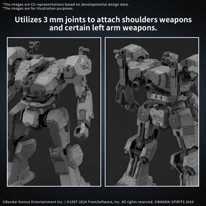 30MM ARMORED CORE Ⅵ FIRES OF RUBICON BALAM INDUSTRIES BD-011 MELANDER