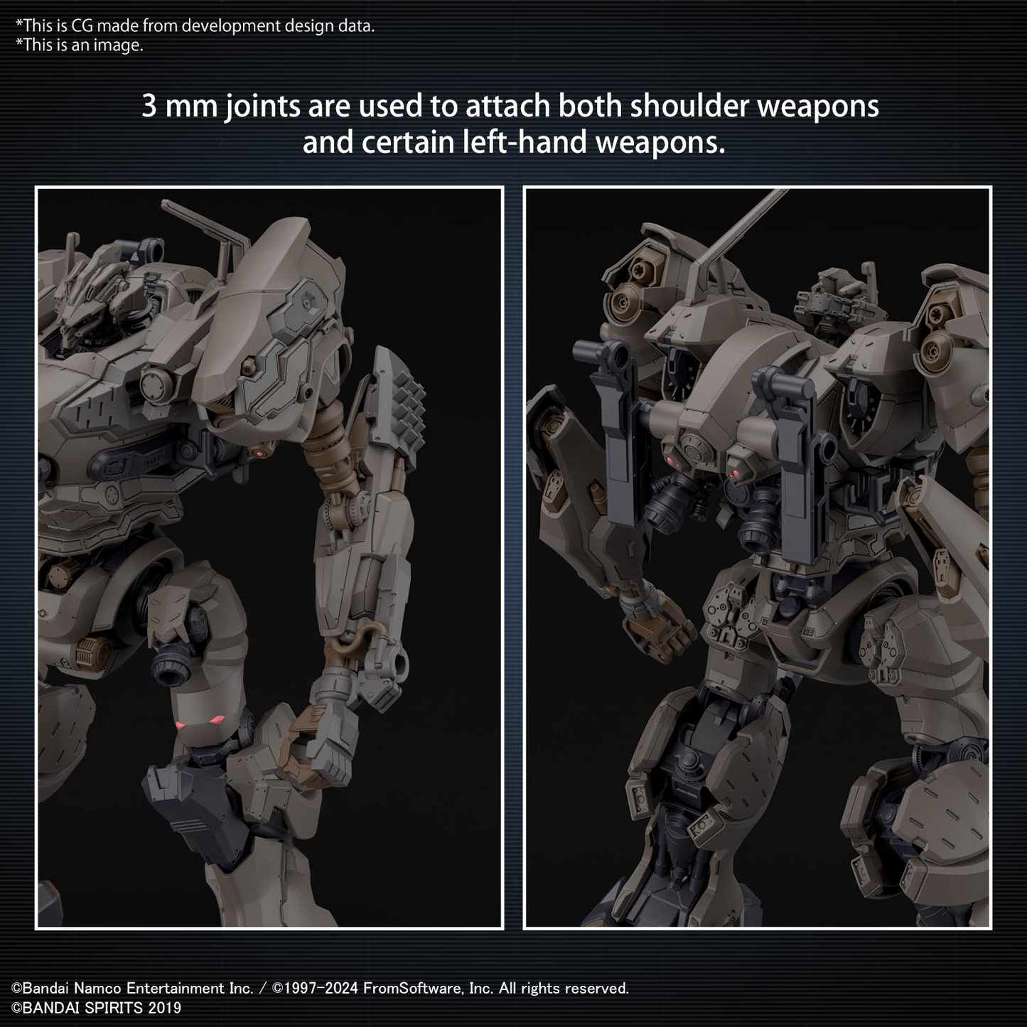 30MM ARMORED CORE Ⅵ FIRES OF RUBICON RaD CC-2000 ORBITER NIGHTFALL