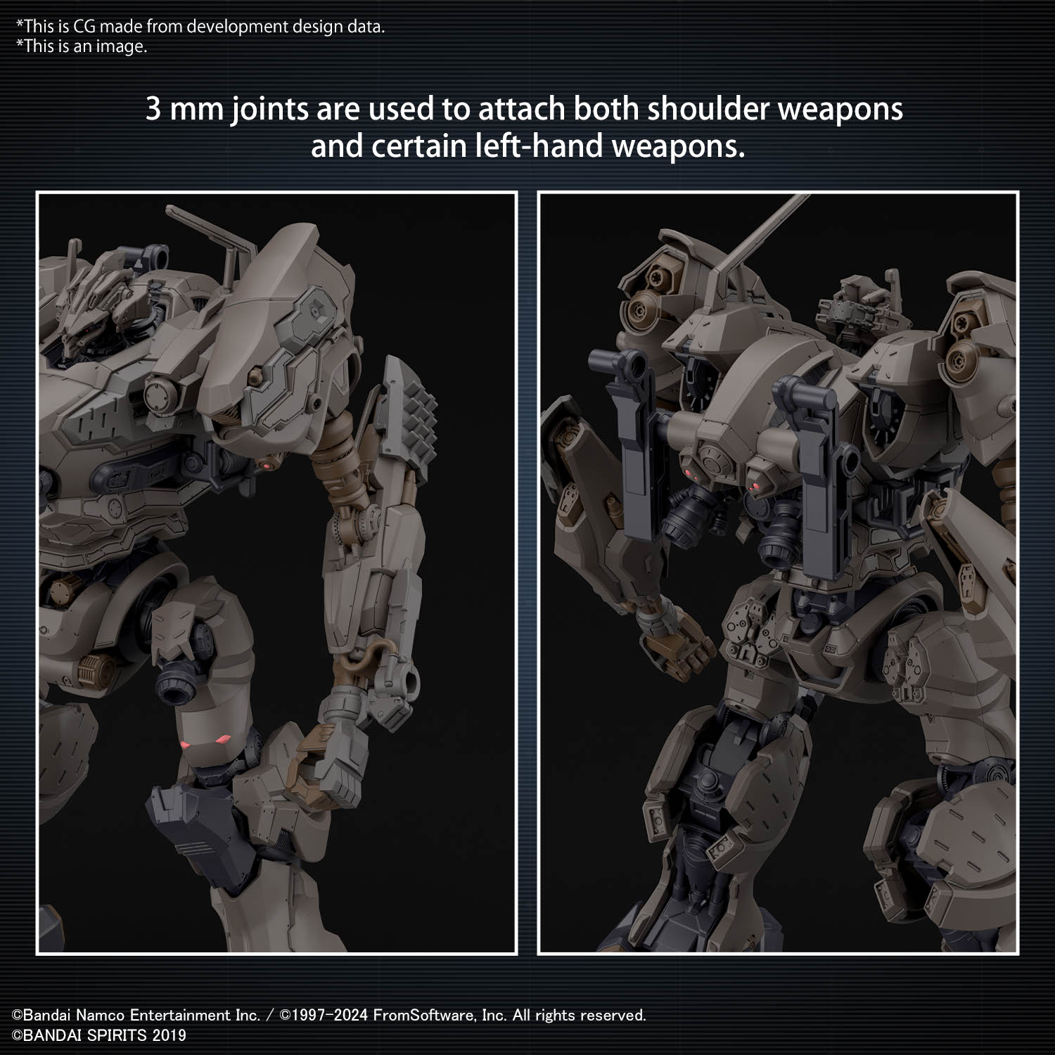 30MM ARMORED CORE Ⅵ FIRES OF RUBICON RaD CC-2000 ORBITER NIGHTFALL