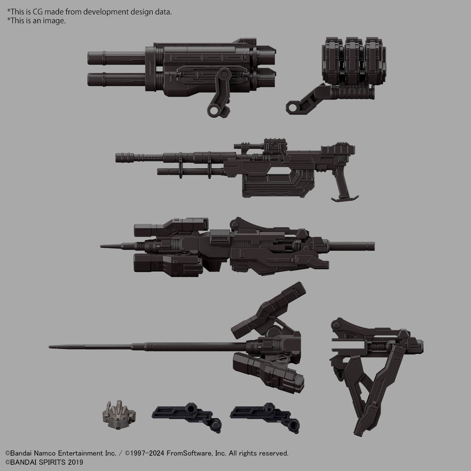 30MM ARMORED CORE Ⅵ FIRES OF RUBICON RaD CC-2000 ORBITER NIGHTFALL