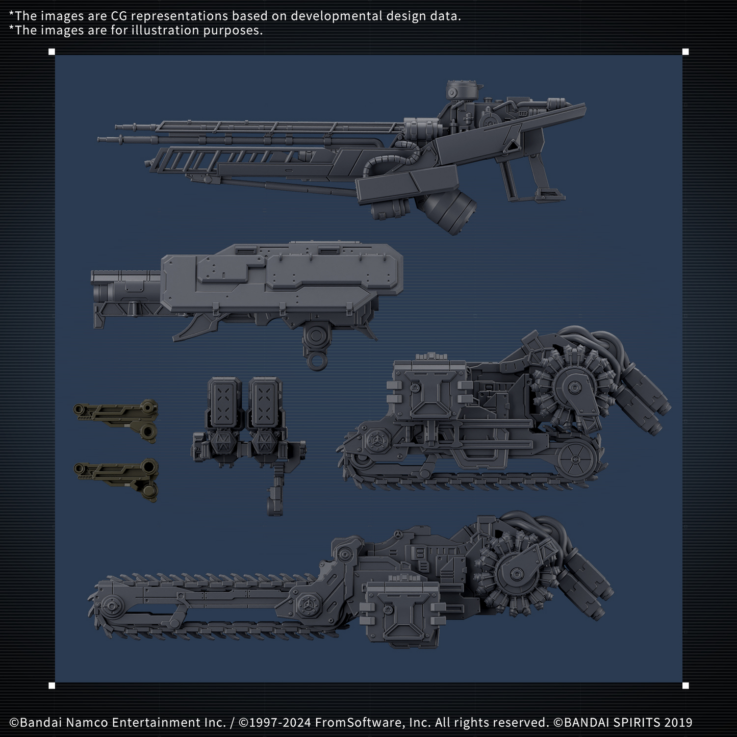 30MM ARMORED CORE Ⅵ FIRES OF RUBICON RaD CC-3000 WRECKER MILK TOOTH