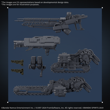 30MM ARMORED CORE Ⅵ FIRES OF RUBICON RaD CC-3000 WRECKER MILK TOOTH