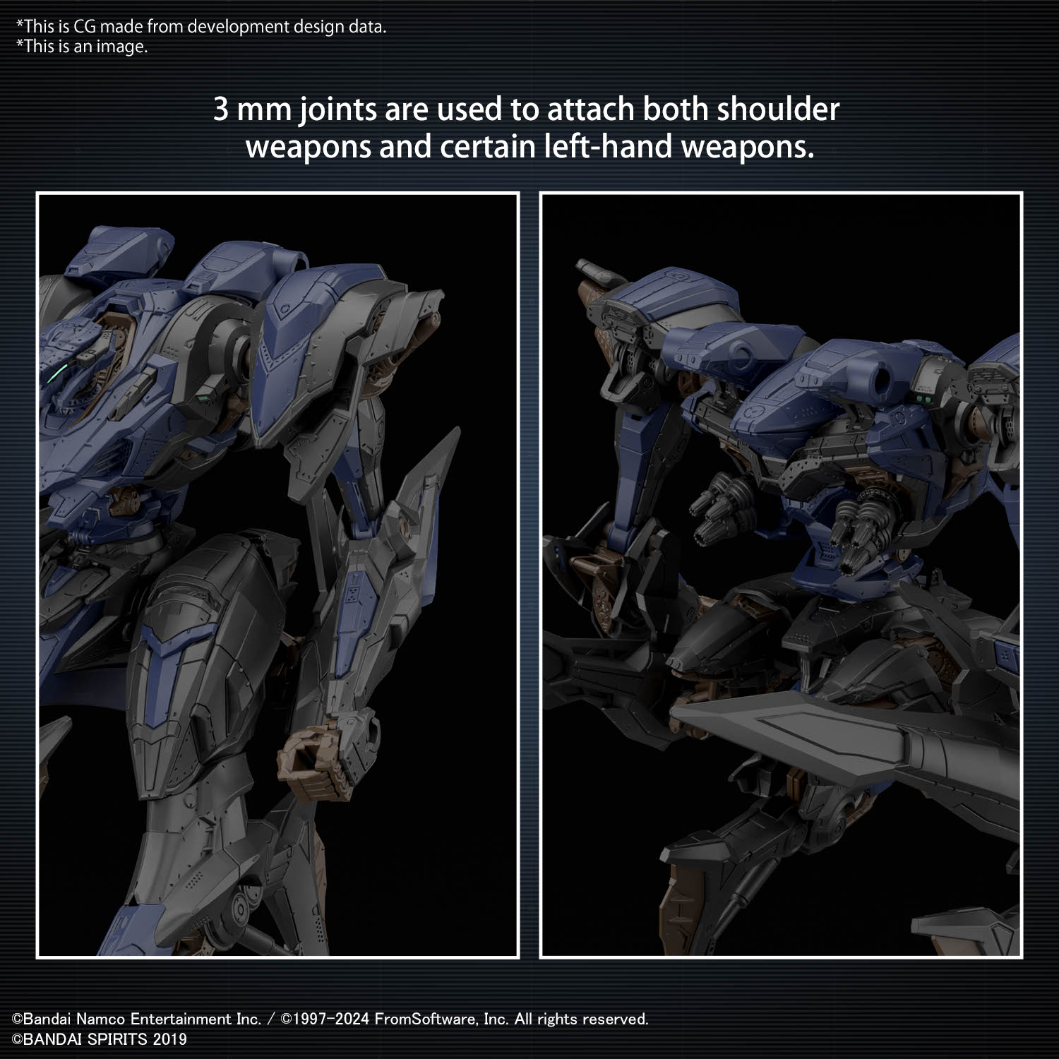 30MM ARMORED CORE Ⅵ FIRES OF RUBICON SCHNEIDER NACHTREIHER/40E STEEL HAZE