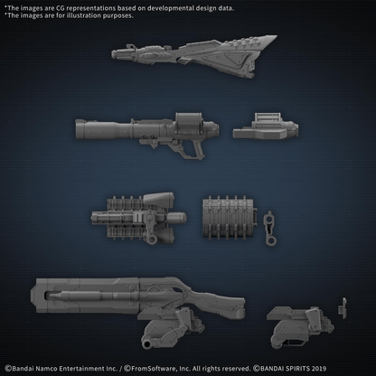 30MM OPTION PARTS SET ARMORED CORE Ⅵ FIRES OF RUBICON WEAPON SET 09