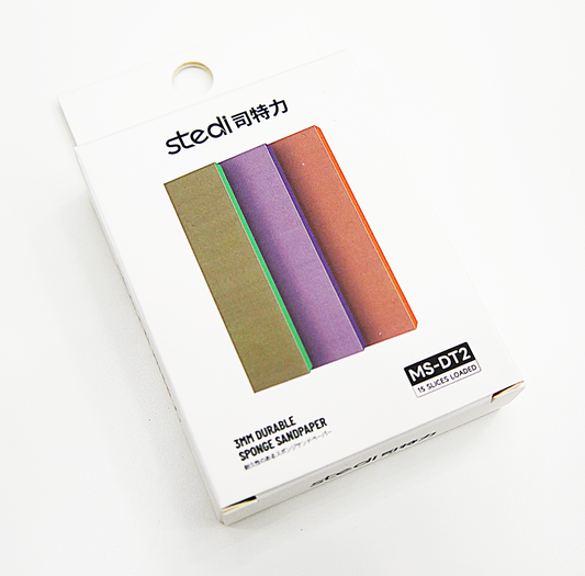 3mm Sponge Sandpaper package 1000 / 1200 / 1500 grit x 5