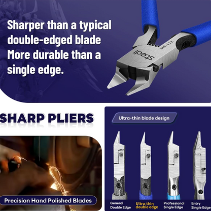 Double-edged modeling nipper