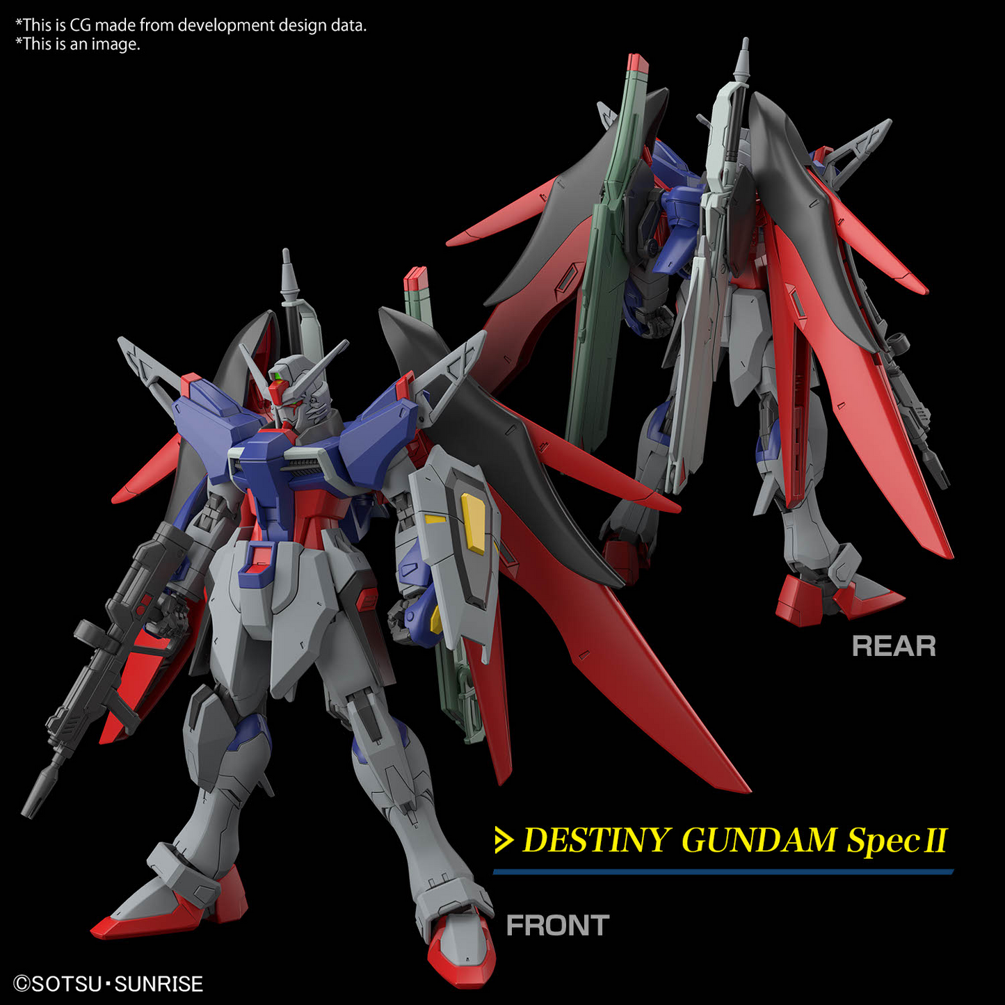 HG 1/144 DESTINY GUNDAM SpecⅡ&ZEUS SILHOUETTE