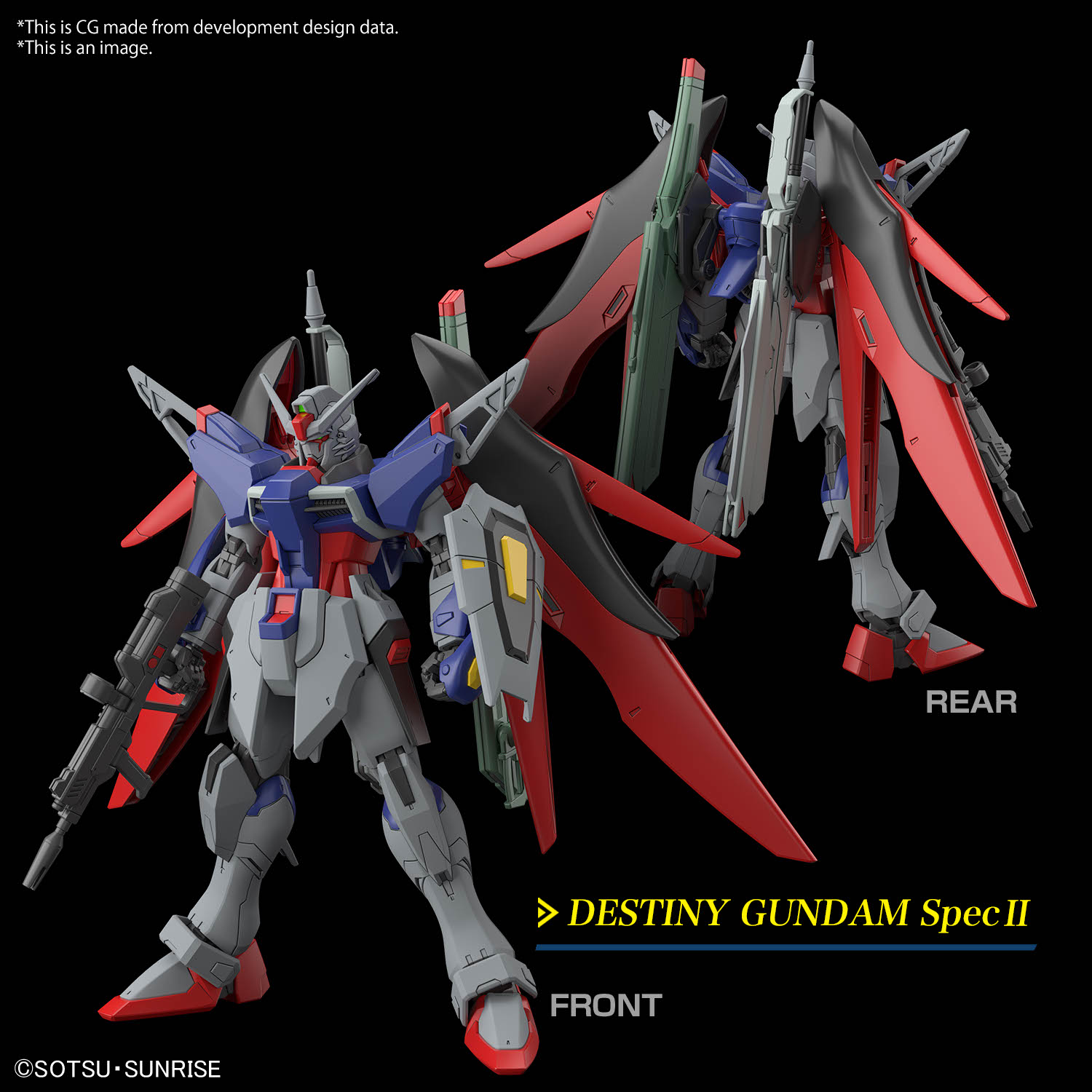 HG 1/144 DESTINY GUNDAM SpecⅡ&ZEUS SILHOUETTE