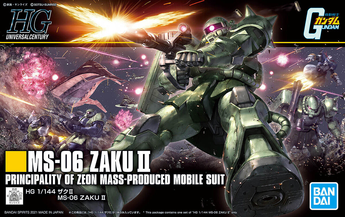 HG 1/144 MS-06 ZAKU II