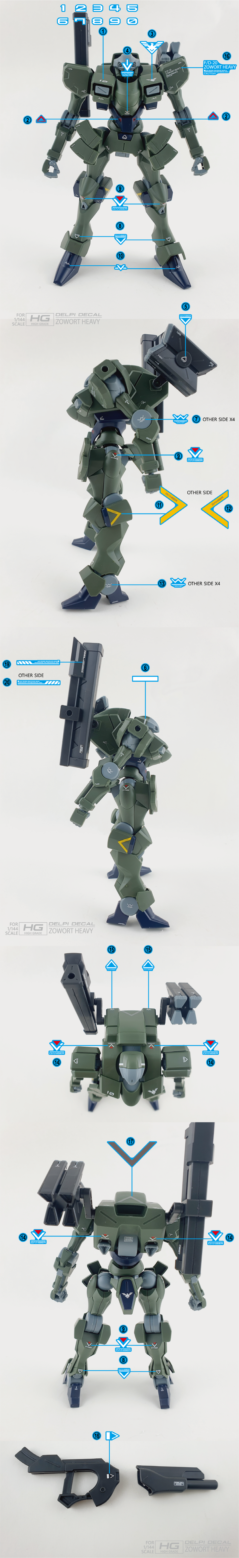 HG 1/144 ZOWORT HEAVY