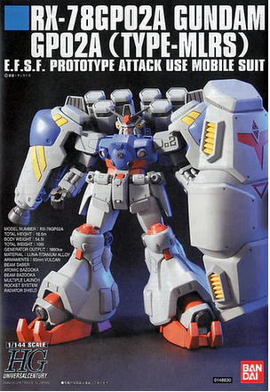 HGUC 1/144 #75 GP02A MLRS Custom