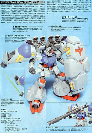 HGUC 1/144 #75 GP02A MLRS Custom