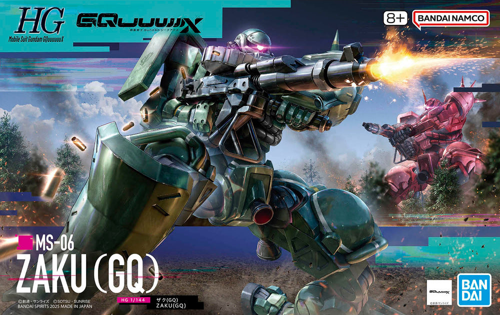 High Grade (HG) Mobile Suit Gundam GQuuuuuuX 1/144 MS-06 Zaku (GQ)