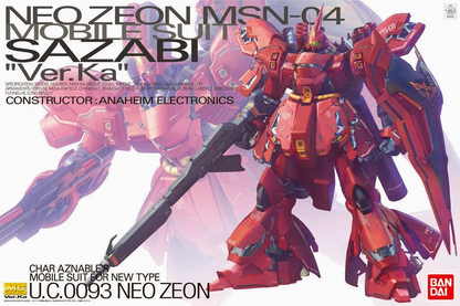 Master Grade (MG) 1/100 MSN-04 Sazabi Ver.Ka