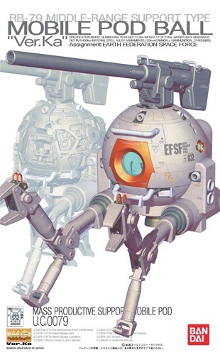 Master Grade (MG) 1/100 RX-79 Mobile Pod Ball Ver.Ka
