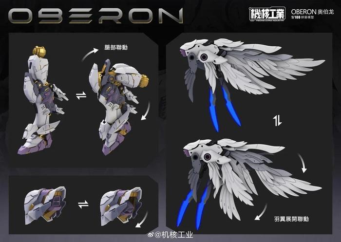 Mecha Core Industry MG /100 Oberon [with Bonus]