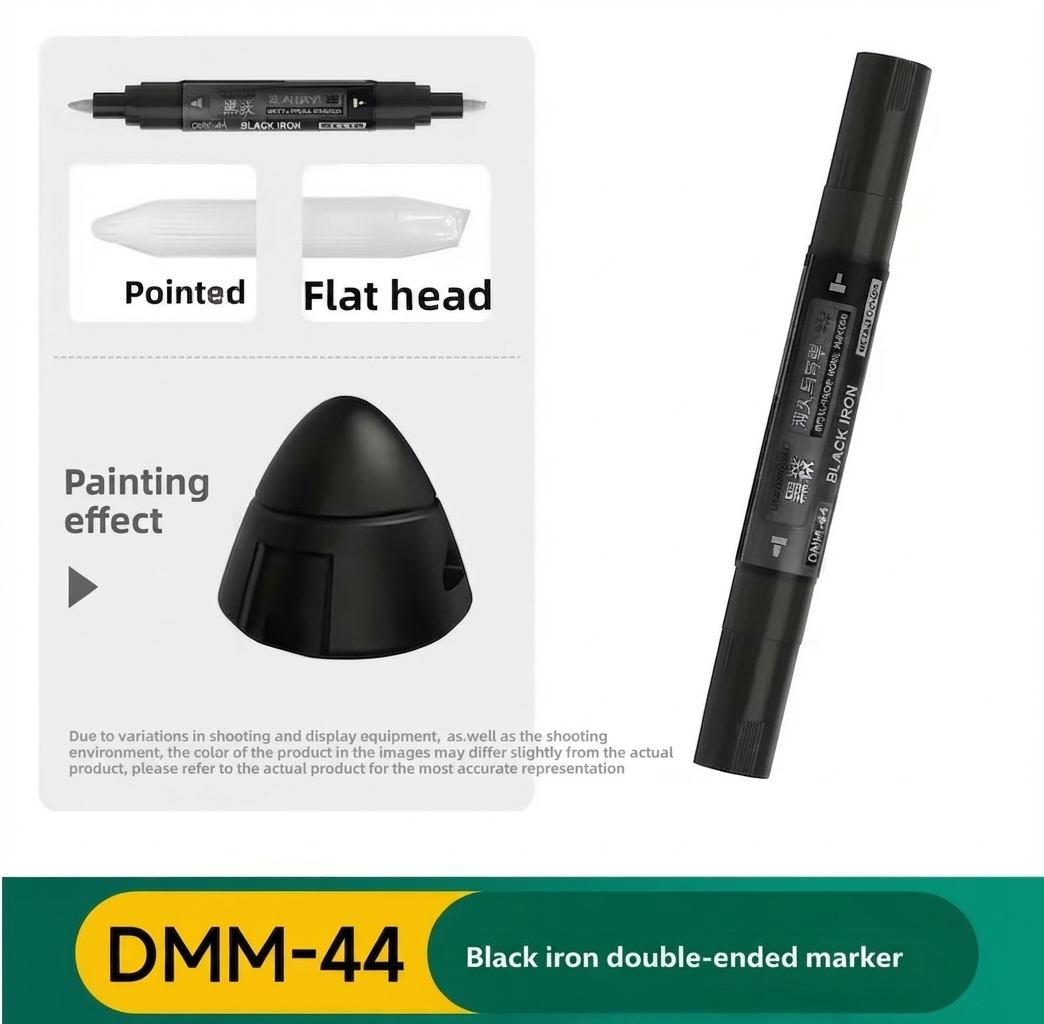 Metallic Double-Ended Markers Black Iron Marker