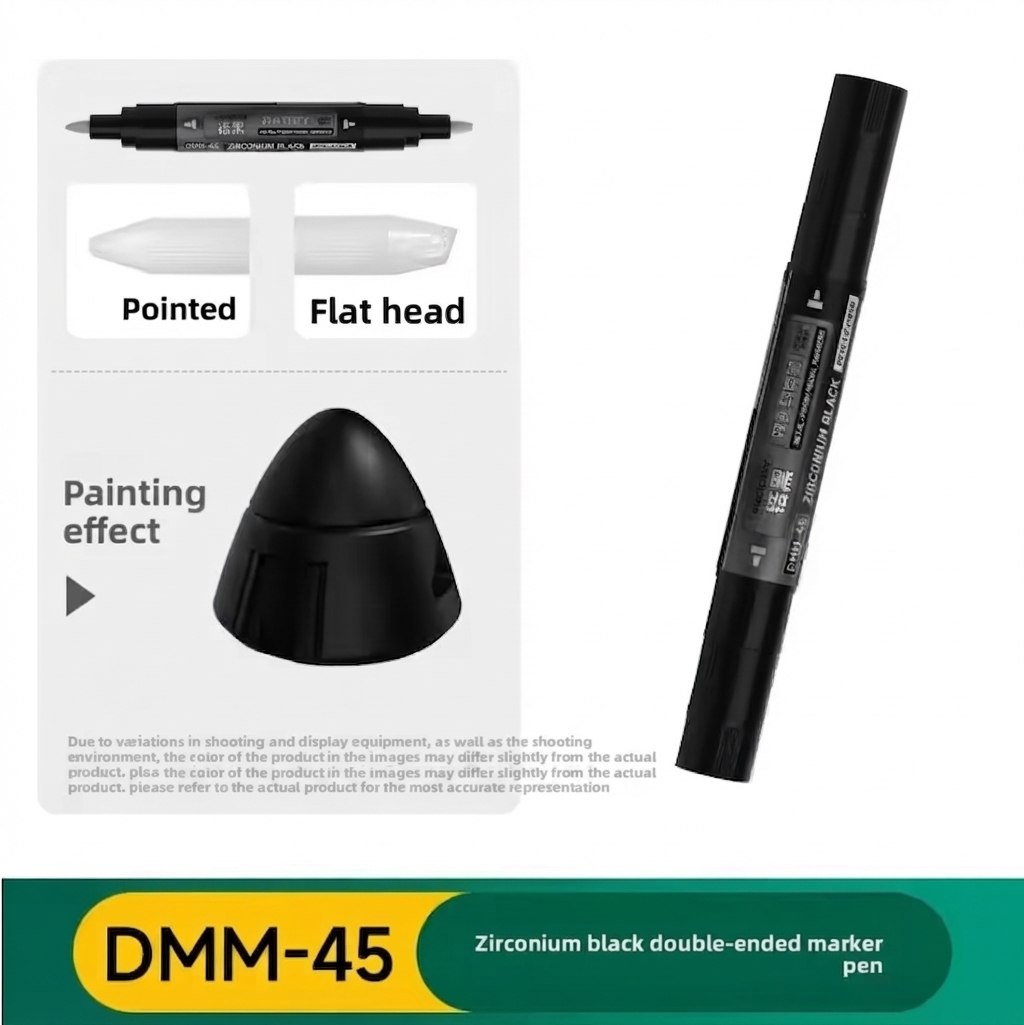 Metallic Double-Ended Markers Zirconium Black Marker