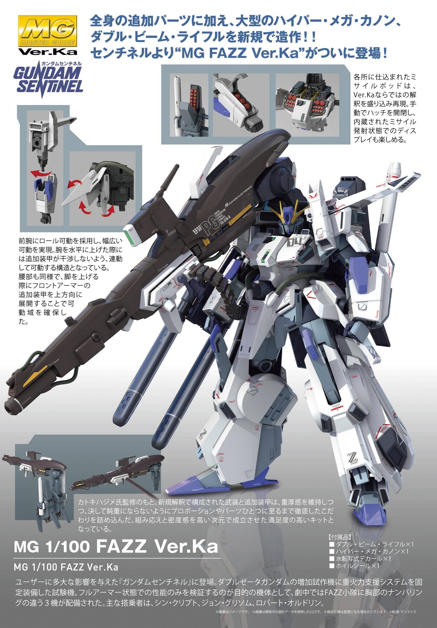 MG 1/100 FAZZ Ver.Ka