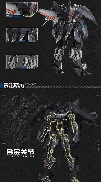PlayClub J-20 Fighter Jet Cang Wei Metal Frame Model Kit