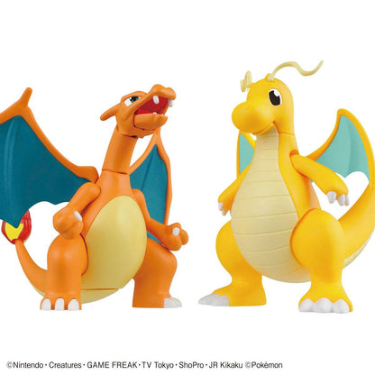 POKEMON MODEL KIT CHARIZARD & DRAGONITE