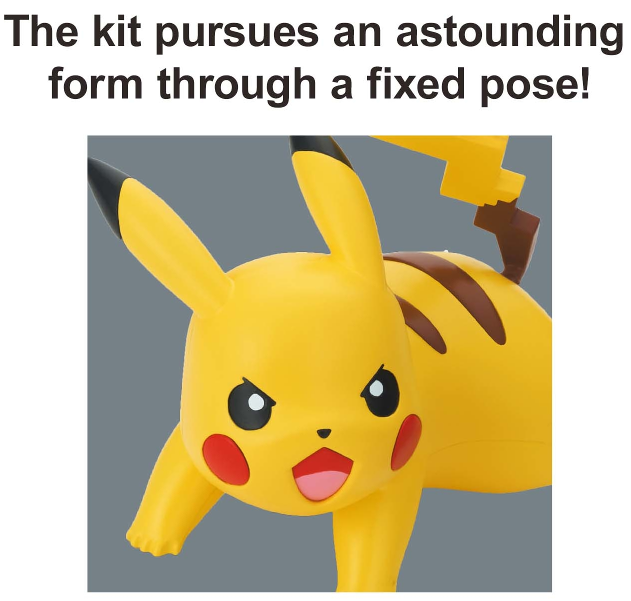 Pokemon Model Kit Quick!! 03 PIKACHU (Battle Pose)