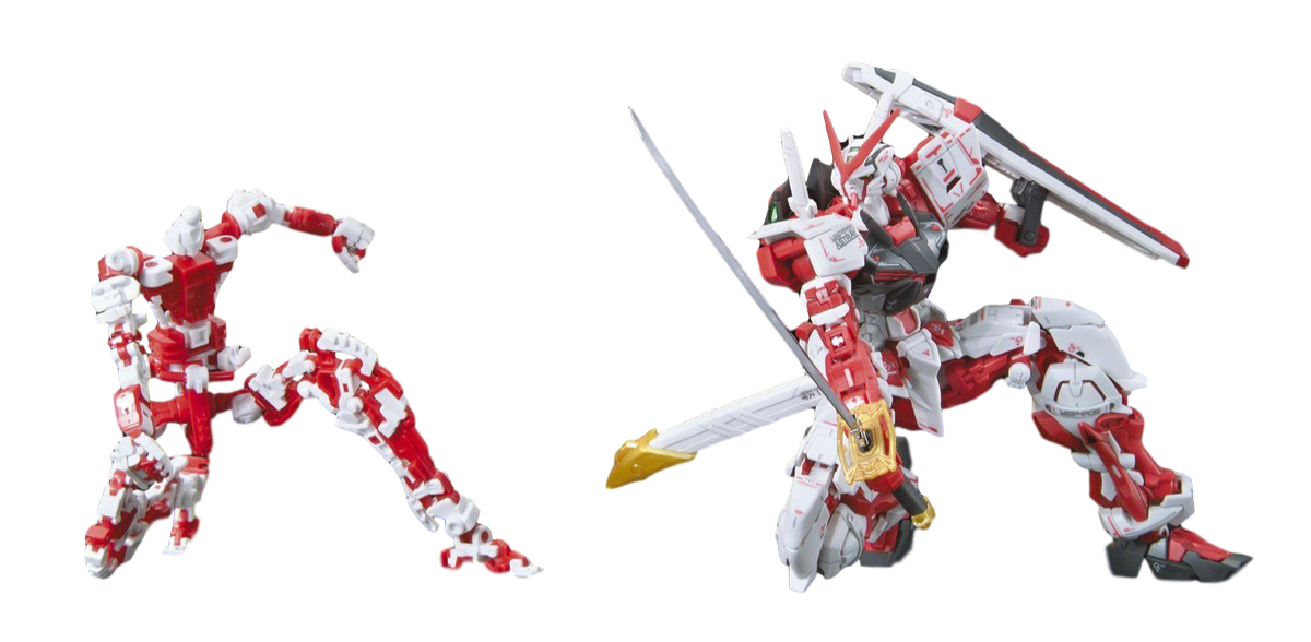 RG 1/144 #19 MBF-P02 Gundam Astray Red Frame