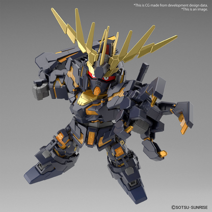 SD GUNDAM CROSS SILHOUETTE UNICORN GUNDAM 02 BANSHEE (DESTROY MODE) & BANSHEE NORN PARTS SET