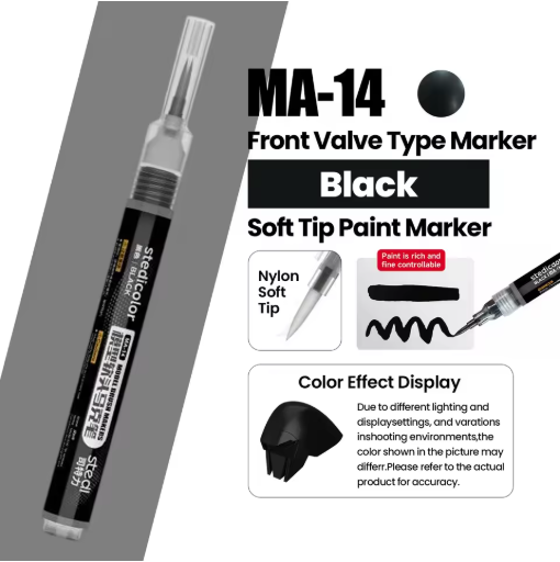 Stedi Soft-tip marker MA-14 Black
