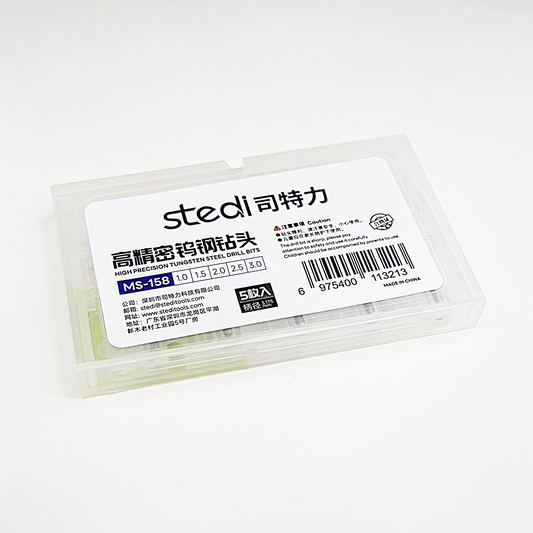 Stedi Tungsten Steel Drill Bits set 1.0 / 1.5 / 2.0 / 2.5 / 3.0 mm