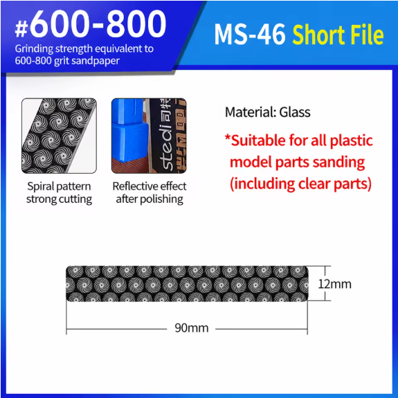 Stedi Ultra Fine Short Polishing File 600-800 grit
