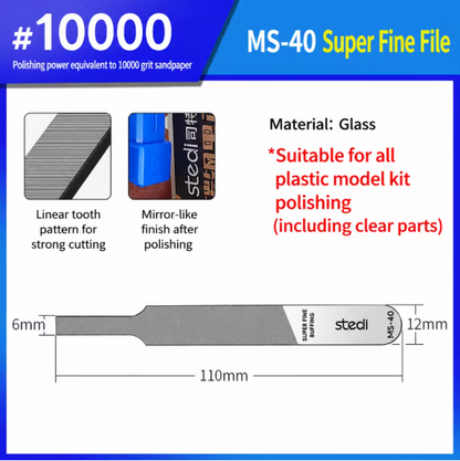 Stedi Ultra Fine Small Polishing File 10000 grit