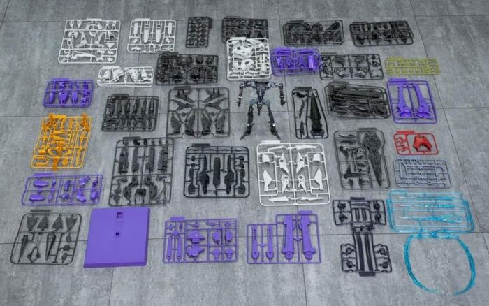 The Sword of Rage SES10-RNF/XS Metal Frame Model Kit